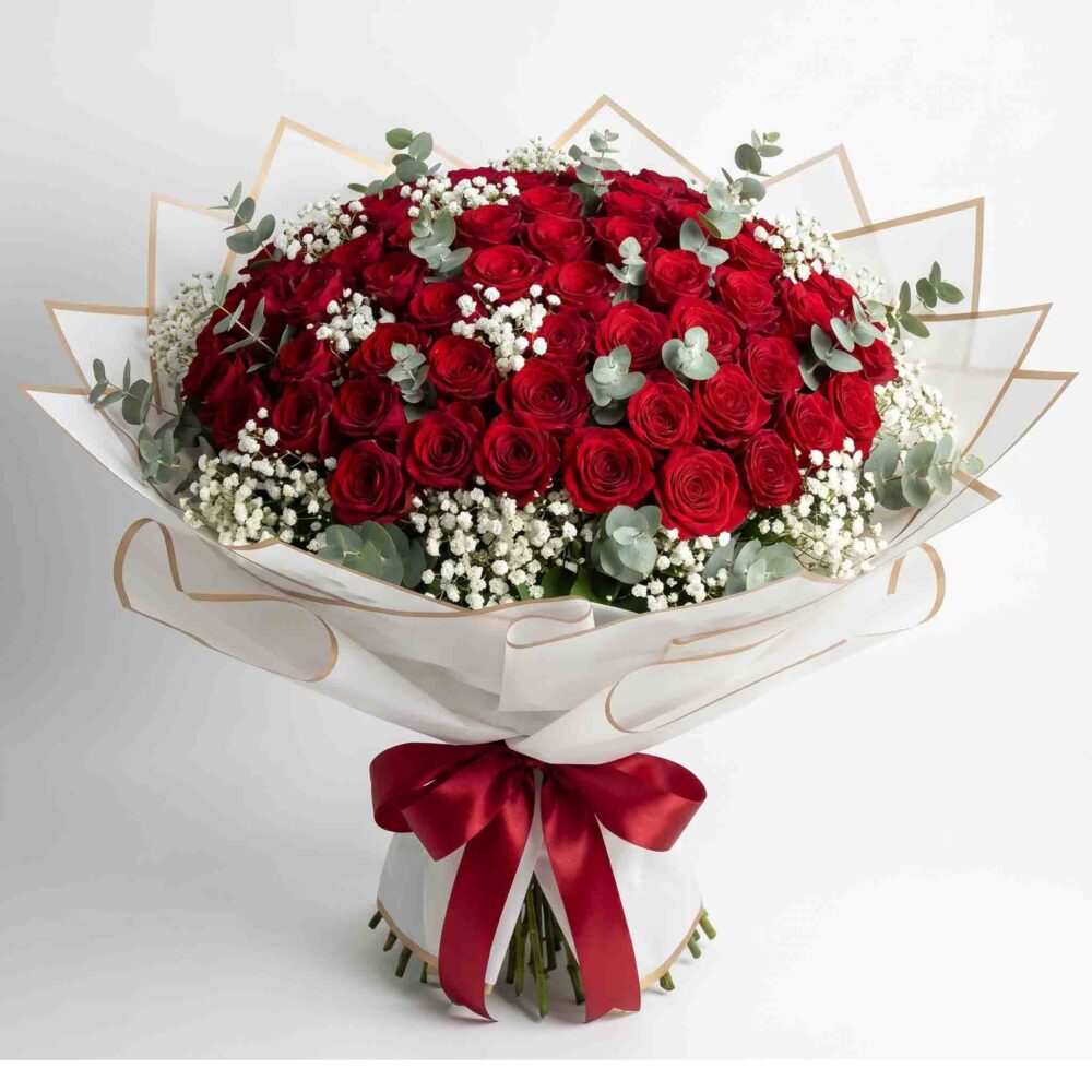 Bouquet 100 Rosas