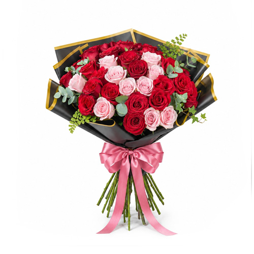 Bouquet 50 Rosas Colors